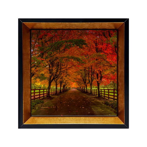 تصویر قاب کاشی طبیعت