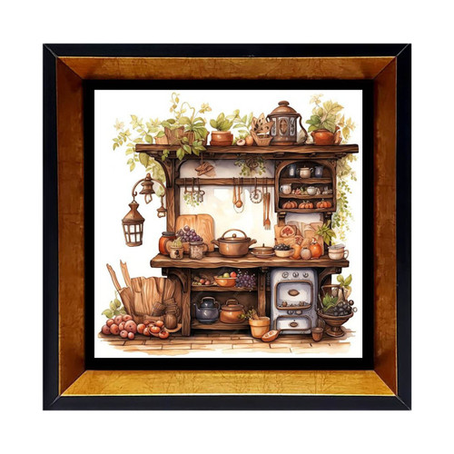 خرید تابلو کاشی قابدار سرامیکی مربعی