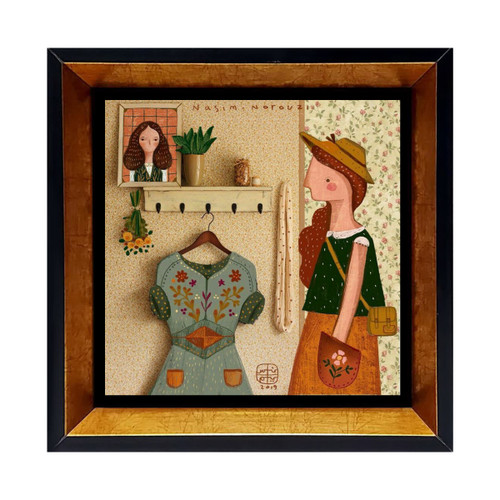 قیمت تابلو سرامیکی کاشی قابدار