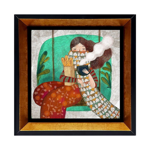 خرید تابلو کاشی قابدار مربعی