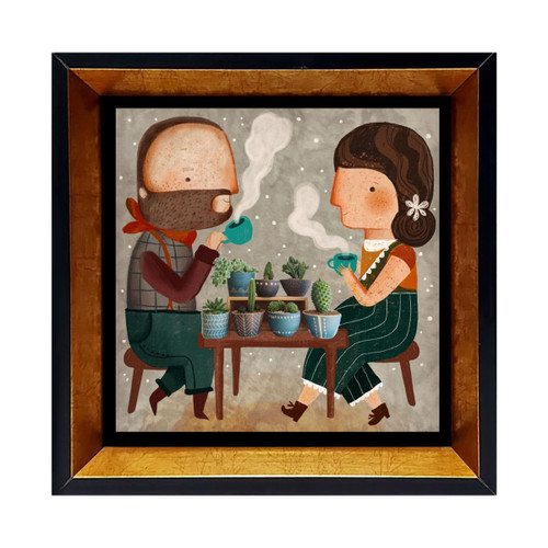 عکس تابلو کاشی مربعی