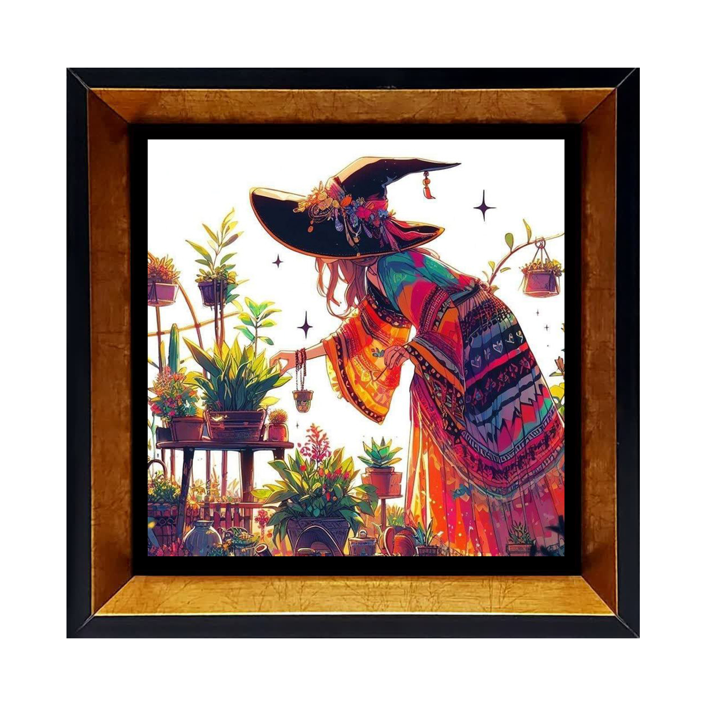 خرید قاب کاشی مربعی سرامیکی فانتزی