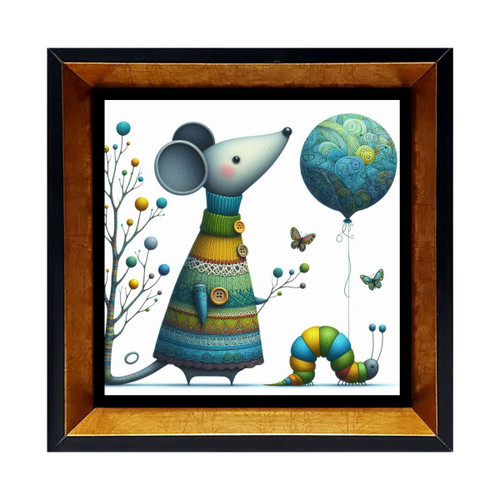 خرید تابلو کاشی مربعی سرامیکی فانتزی