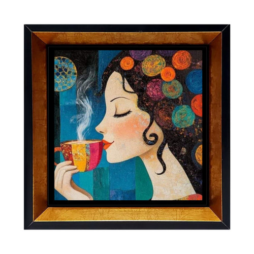 خرید کاشی روی دیوار با قاب