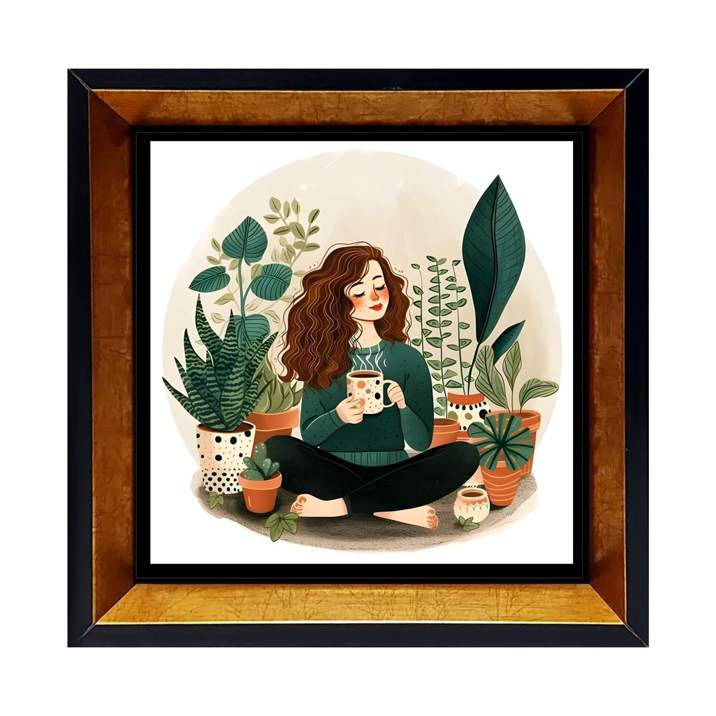 فروش قاب کاشی جدید مدل گلدان