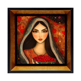 خرید تابلو کاشی جدید مدل دختر ایرانی
