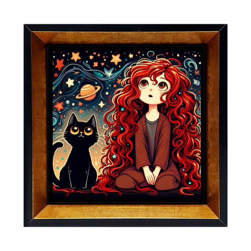 خرید تابلو سرامیکی کاشی فانتزی مدل کهکشان