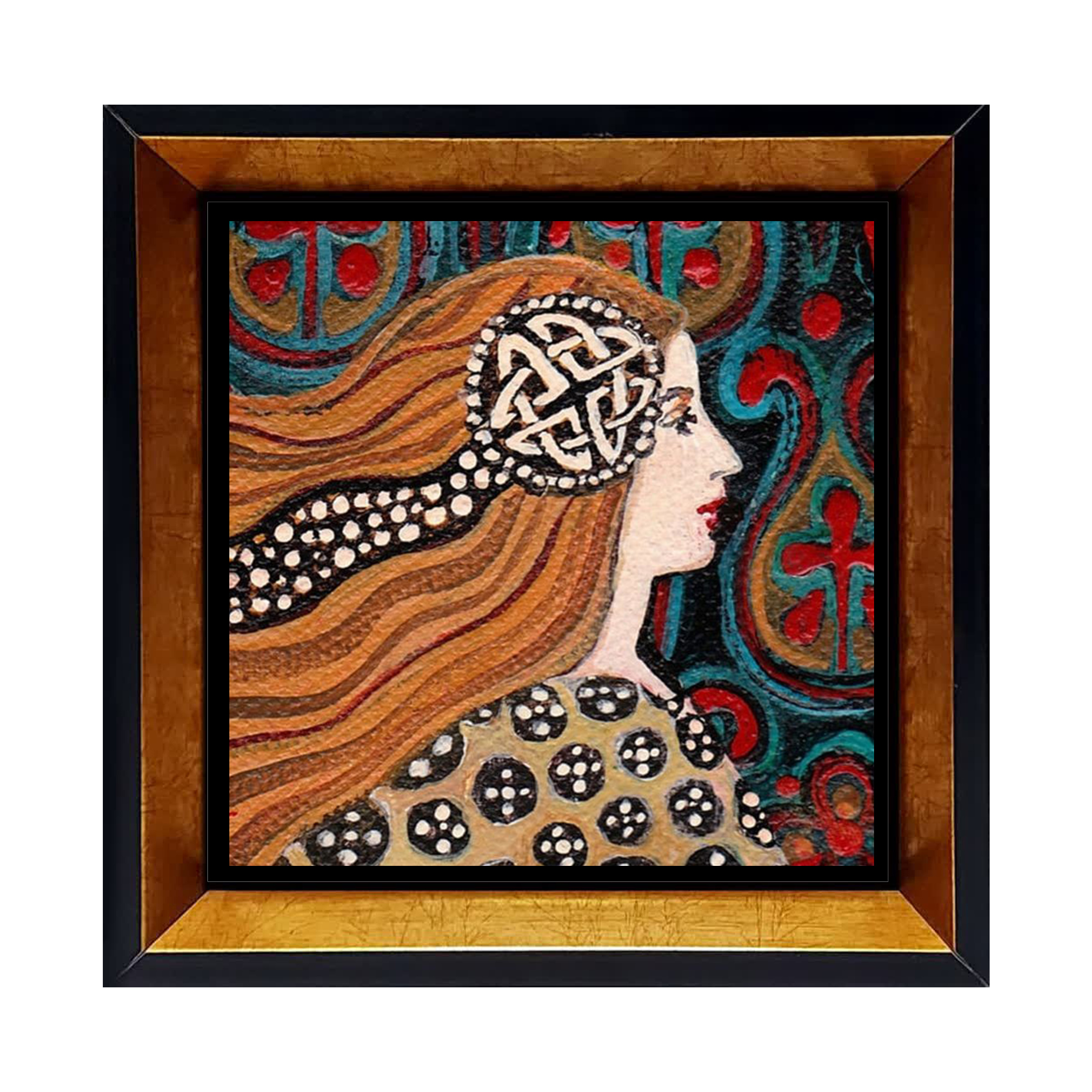 خرید قاب کاشی هنری طرح نقاشی