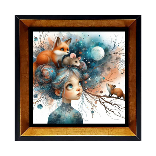 قاب کاشی دور ساده