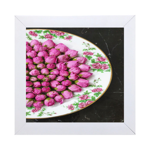 خرید عمده قاب کاشی مدل بشقاب گل محمدی