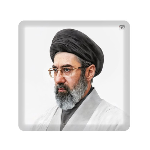 عکس کاشی تزیینی حضرت مجتبی خامنه ای
