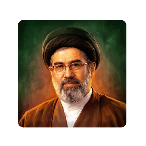 عکس کاشی دکوری آیت الله مجتبی خامنه ای