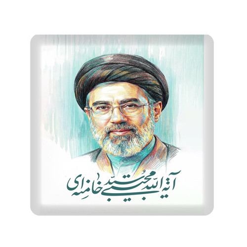 تصویر کاشی دکوراتیو مجتبی حسینی خامنه ای